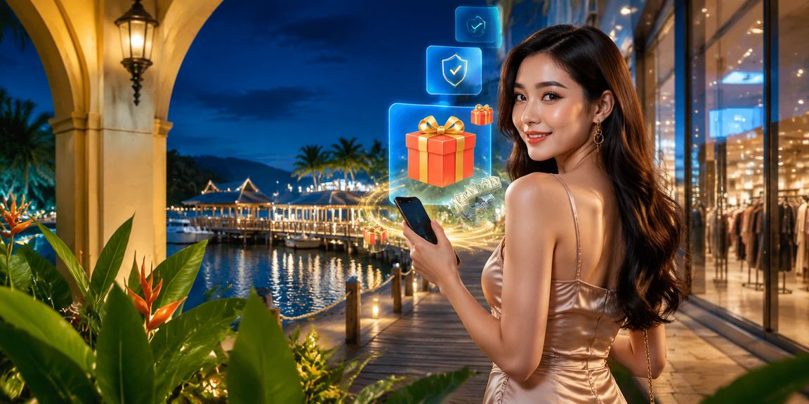 Pengguna menggunakan aplikasi mudah alih untuk membuat deposit di Terengganu